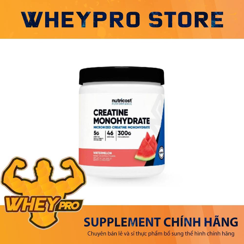 Creatine Micronized Nutricost – Hòa Tan Nhanh – 300g