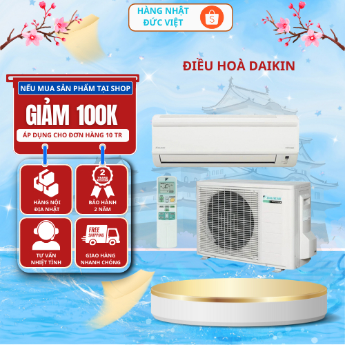 Điều hoà DAIKIN ̣̣10000BTU 12000BTU CÔNG NGHỆ TIẾT KIỆM ĐIỆN MÁY LẠNH Inverter