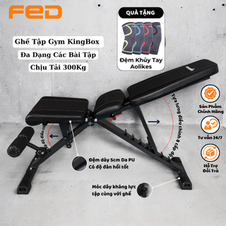  Ghế Tập Gym Tại Nhà KingBox 8023 Ghế Tập Tạ Đa Năng Gấp Gọn Chất Liệu Da PU Đệm Xốp Chịu Tải 200Kg 