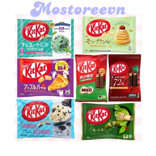   ĐỦ VỊ  Bánh socola Kitkat Nestle Nhật Bản - Hương vị thơm ngon khó quên 