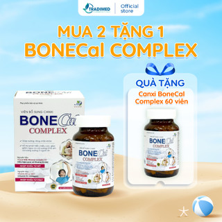  Canxi sữa hữu cơ BoneCal Complex 60 viên - Canxi cho mẹ bầu & người lớn hỗ trợ phát triển chiều cao cho bé 