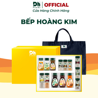Hộp Quà Tết Dh Foods, Set Quà Tết 2026, Hộp Quà Tặng Gia Vị Cao Cấp