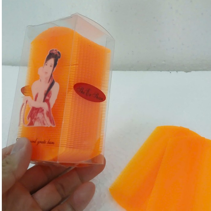 ( Lốc 12 cây ) Lược chải chí , lược dày ShiErShan - Mẫu full nhựa