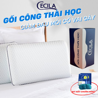  Gối công thái học Cecila thiết kế công thái học chống đau cổ vai gáy chống ngáy hỗ trợ ngủ nhanh 