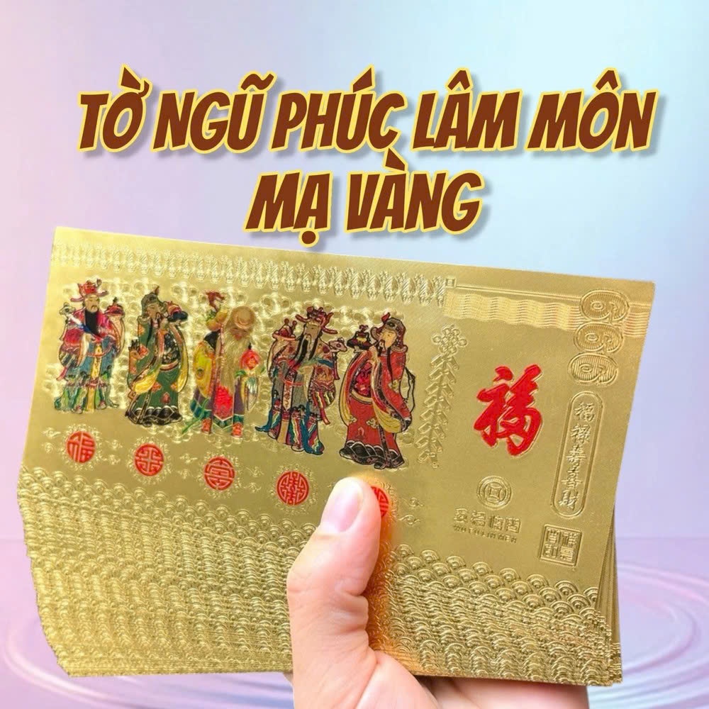 Combo Tờ Tiền Ngũ Phúc
