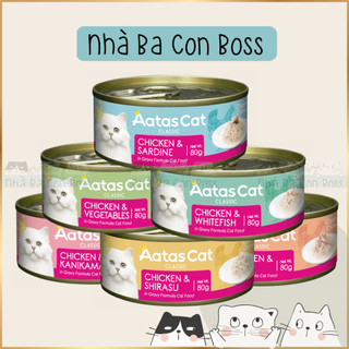 [Lon 80g] Pate Cho Mèo Aatas