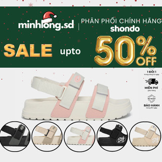  Giày Sandal Nam Nữ Platy 4 Bánh Mì Siêu Nhẹ Shondo Nhiều Màu 