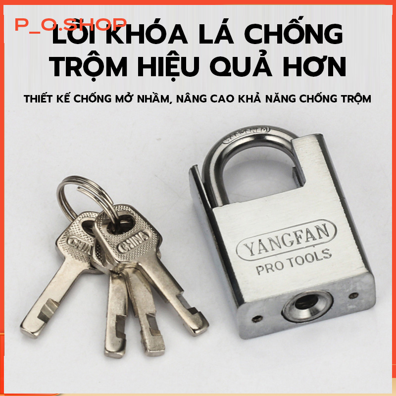 【🔥Rẻ】Khóa Cửa Nhà Ổ Khóa Chống Cắt Trắng Circle 60mm 70mm 80mm