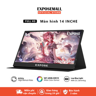 Màn Hình Di Động EXPOSE EZ-14 14 Inch FULLHD | Ultra Slim 5mm | IPS 60Hz | Kết Nối HDMI 2.0, USB-C | Hàng Chính Hãng