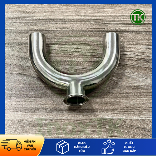 U tê inox vi sinh 2 đầu hàn – 1 đầu Clamp Inox 304 - Inox 316 | Tê chữ U inox vi sinh