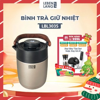  Bình Trà Giữ Nhiệt Lebenlang LBL3035 1.5L lõi lọc trà inox 304 hiển thị nhiệt độ Giữ nhiệt 8h 