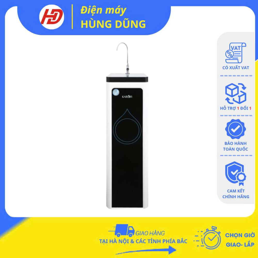 [GIAO LẮP TRONG NGÀY HÀ NỘI ] Máy Lọc Nước Karofi NE239 9 Lõi Tủ Compact- Bảo hành chính hãng 36 thá