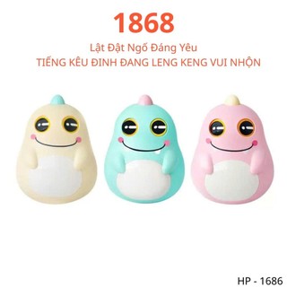 Lật Đật Rồng Ngố, Lật Đật Rồng Vui Nhộn Mắt Lúc Nhắm Lúc Mở Bụng Kêu DingDong Đáng Yêu