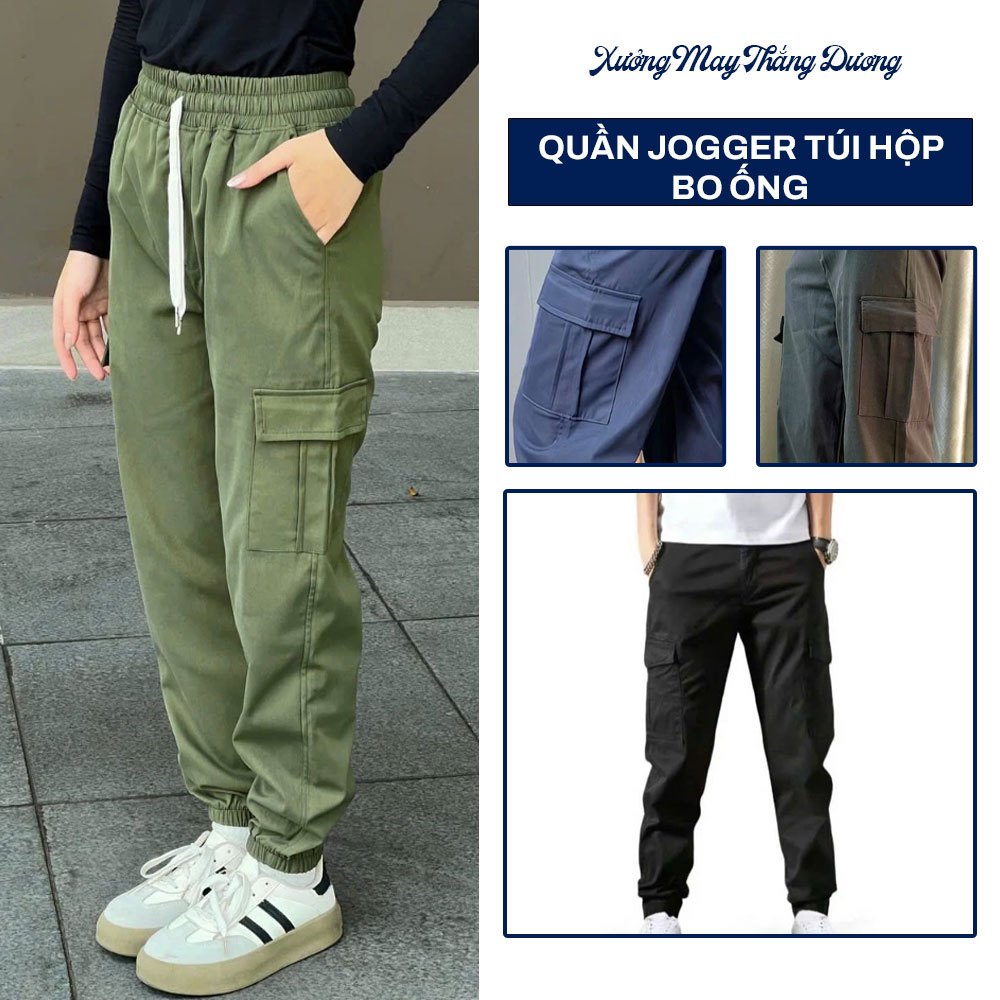 Quần Jogger Túi Hộp Uniex Dáng Baggy Bo Ống Cá Tính, Phong Cách Năng Động Trẻ…