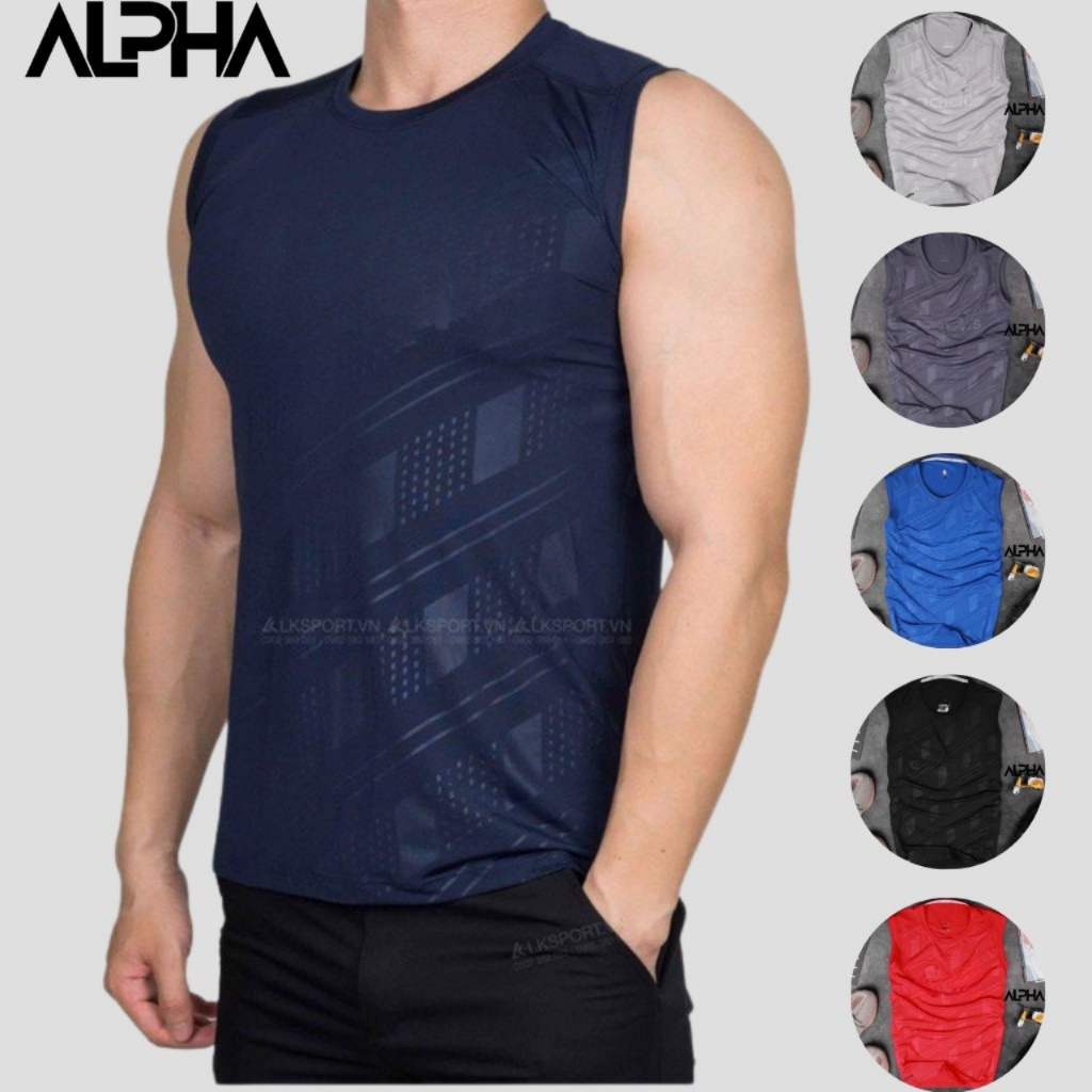 Áo ba lỗ sát nách Nam GEN ALPHA tập Gym thể thao Cao Cấp thoáng mát, áo thun ba lỗ cotton thái GEN1