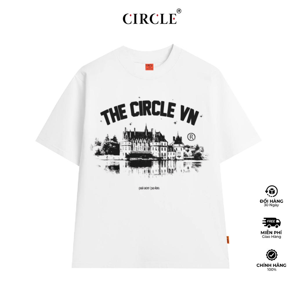 Áo Thun Circle Palace Castle Unisex cotton cao cấp - THE CIRCLE VN