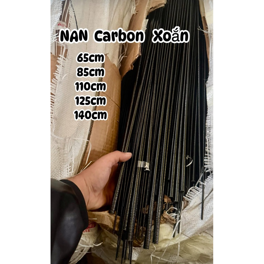Nan Carbon xoắn làm diều,làm bobo thái