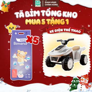   5BM   TẶNG XE ĐIỆN THỂ THAO COOCE  COMBO 5 BỊCH tã bỉm Bimana Hàn Quốc mỏng thấm ngừa hăm size NB tới 3XL 