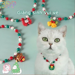 Vòng cổ chó mèo giáng sinh, vòng đeo cổ xinh xắn LGP0160