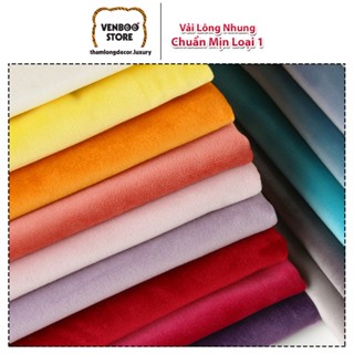   1m x 1m6  VẢI LÔNG NHUNG may đồ Noel handmade cây thông gấu bông Hoa Hồng đỏ khủng lồ băng đô scrunchies VB 