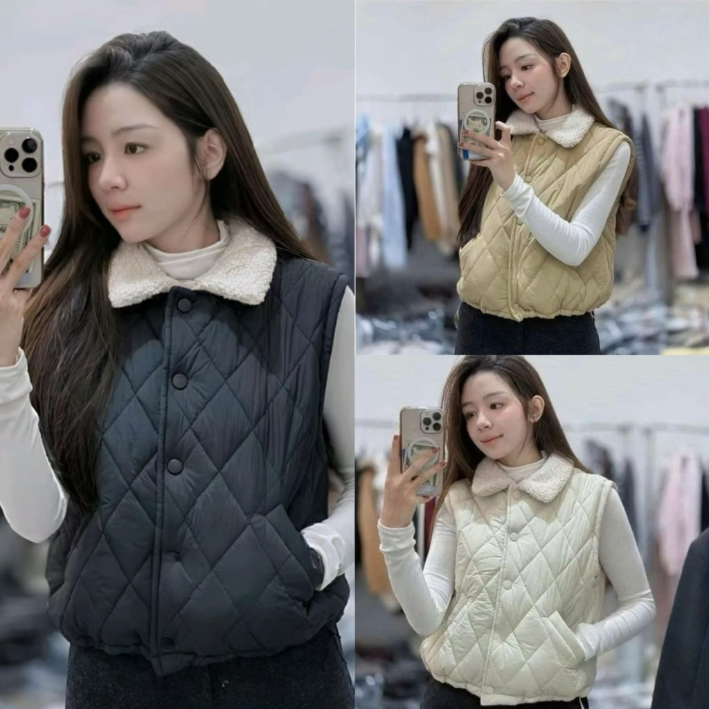 [ Ghilê Nhung Trần Trám- Sẵn Hàng ] Áo Phao Ghile Nhung Trần Trám Hàng Đẹp TT666