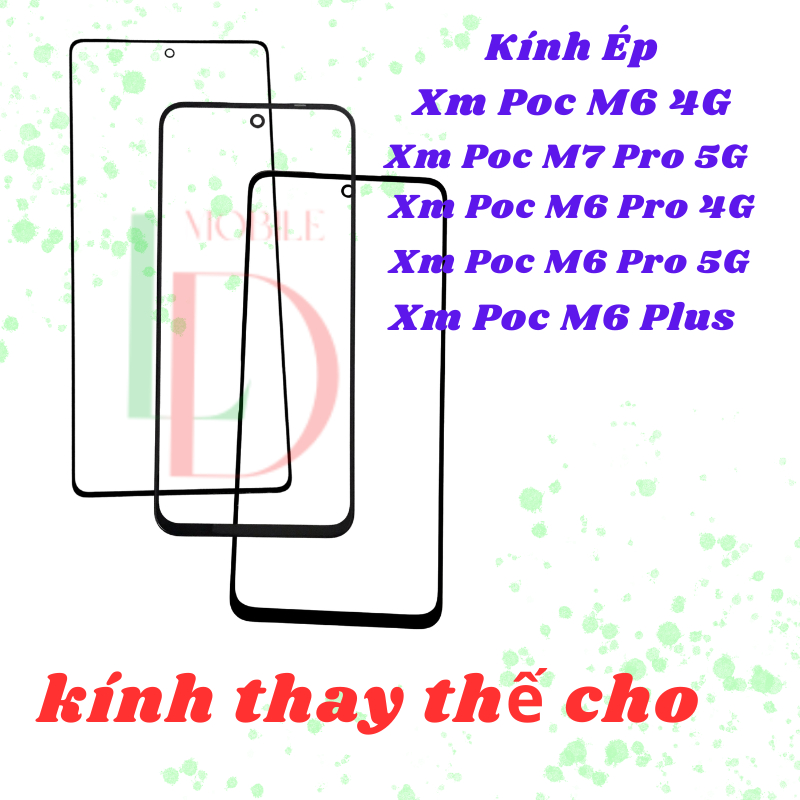 Mặt kính Poc M6 4G/ Poc M6 Pro 4G/ Poc M6 Pro 5G/ Poc M6 Plus/ Poc M7 Pro 5G | Kính ép thay thế màn 