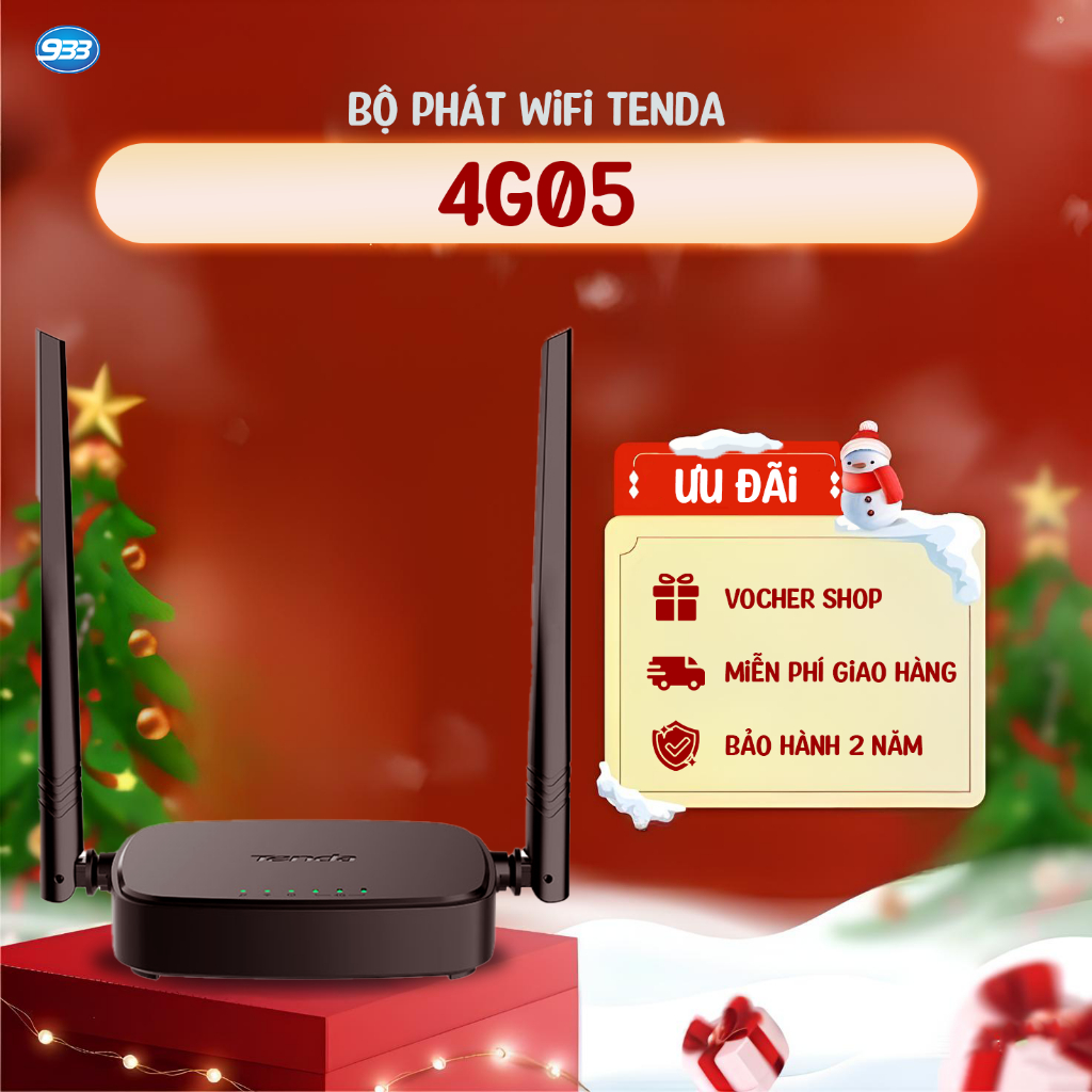 Bộ phát WiFi 3G/4G Tenda 4G05 hỗ trợ 32 kết nối đồng thời, tốc độ tối đa 300Mbps