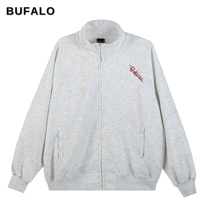 Áo  Khoác Nỉ Zip Thêu Chữ Kí Nam Nữ BFL Form Boxy Chất Liệu Nỉ Hai Da Mặc Được 4 Mùa v