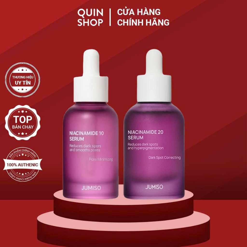 [HÀNG CÔNG TY] Tinh Chất Dưỡng Sáng, Làm Đều Màu Da Jumiso Niacinamide 10, 20 Serum