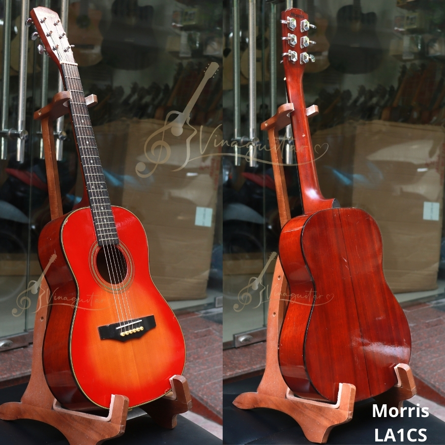 Đàn Guitar Acoustic Morris La1cs 1/2 Mini ( Nhật Cũ )