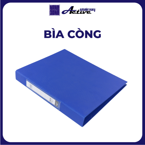 Bìa Còng AGELESS 7cm Khổ A3-F4-A4-A5 Màu Xanh Dương Lưu Trữ Hồ Sơ Văn Phòng Phẩm