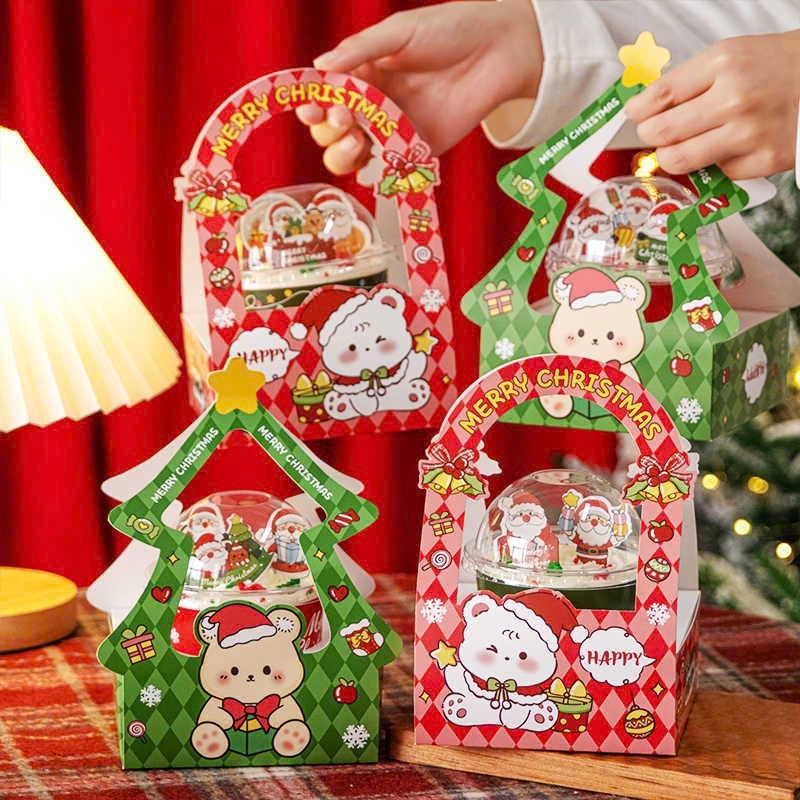 Quai Xách đựng ly bánh Noel - Quai xách quà tặng noel - giáng sinh - Quai xách đựng ly nước - bánh m