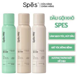  Dầu gội đầu khô SPES dạng xịt  dưỡng tóc tạo phồng cấp tốc dầu gội hút dầu không bết giữ nếp 150ml 