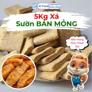 [ SƯỜN MỚI][ 5 Kg Xá Sườn chay]- nguyên liệu khô-sản xuất công nghệ mới 47Food