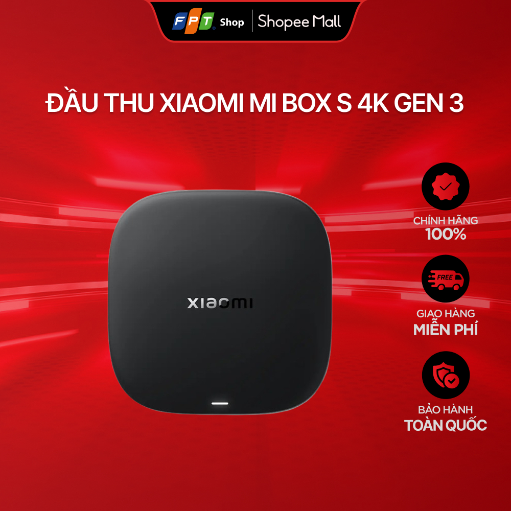 Đầu thu giải trí Xiaomi MI Box S 4K Gen 3