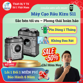 Máy cạo râu sạc pin cho nam cạo nhanh, không rát da, chống nước dễ vệ sinh, nhỏ gọn mang theo