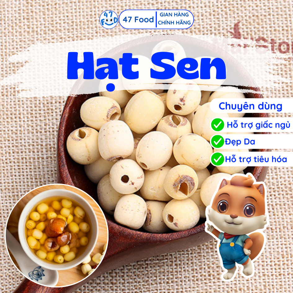 Hạt Sen Đồng Tháp Sấy Khô 47Food