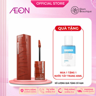  Son Kem Bóng Maybelline Super Stay Vinyl Ink 4.2ml thỏi Glam Beautique 