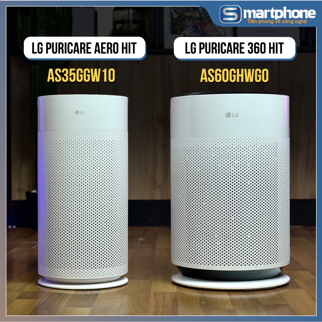 Máy Lọc Không Khí Cho Phòng Ngủ LG Puricare AS60GHWG0/AS35GGW10 - Bảo Hành CH 12 Tháng Toàn Quốc Tại Nhà