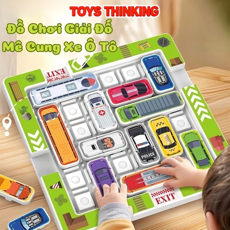 Đồ Chơi Xếp Hình Mê Cung Ô Tô Nam Châm