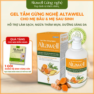  Gel Tắm Gừng Nghệ Altawell Hỗ Trợ Làm Sạch & Khử Mùi Ngừa Mụn Sáng Da Thành phần Gừng Nghệ Hỗ Trợ Làm Ấm 