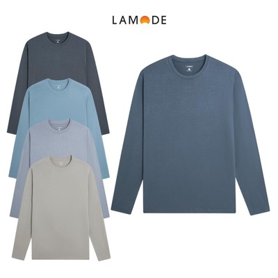 LAMODE Áo giữ nhiệt tay dài cổ tròn bambo thoáng mát co giãn nhẹ LLT001BZ