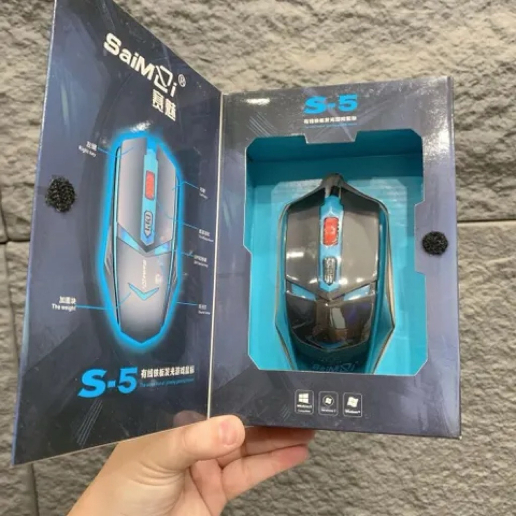 Chuột gaming có dây SAIMEI S-5 thay thế cho SDP Baseus 179