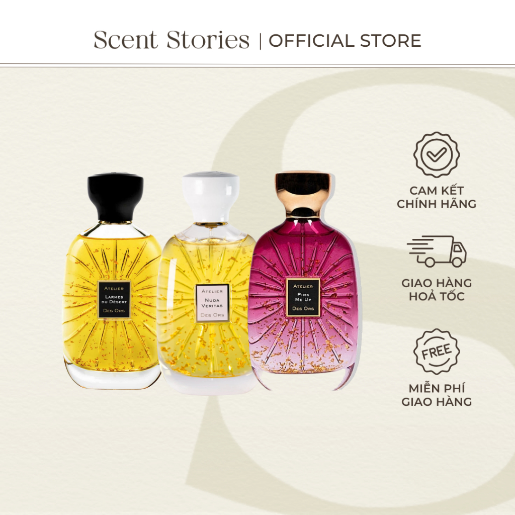 Ate Li Ơ des Ors - Nước Hoa Nam Nữ Tuỳ Bản Chi Tiết Trên Ảnh - Scent Stories