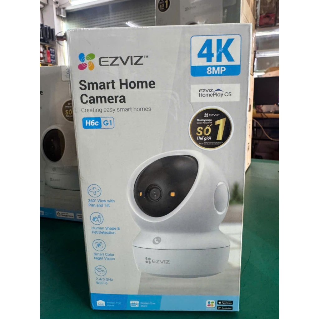 Camera trong nhà EZVIZ H6C G1 4K