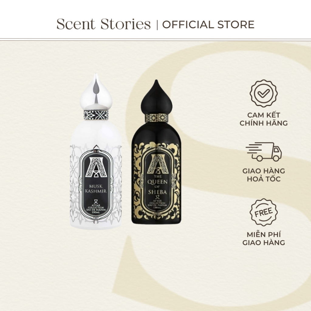 Át Ta Musk Kashmir - Mùi Xạ Hương Vibe A13 - Queen Sheba Vibe Rắn Trắng - Scent Stories