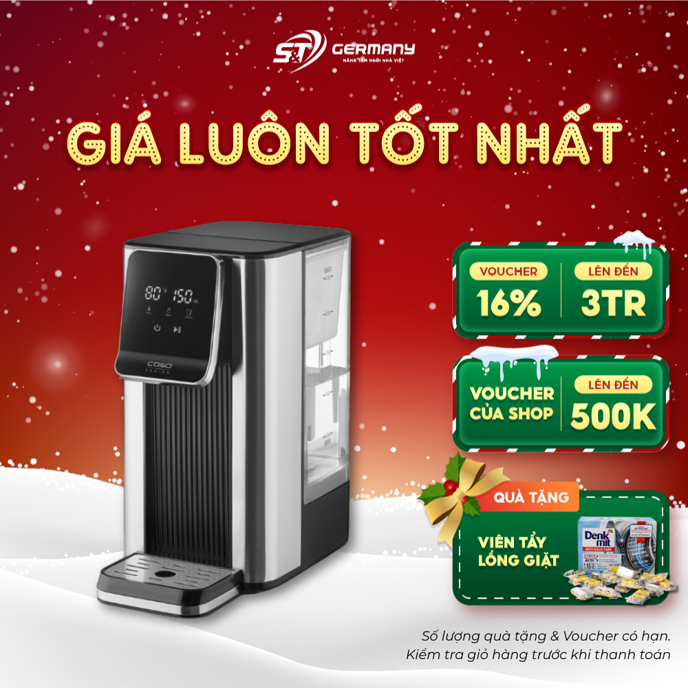 Bình thủy điện CASO HW630 2,5L model 2025 nội địa Đức, bình thủy pha sữa GermanySnT 60047