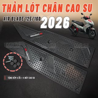 [AB 2026] Thảm lót chân cao su và nhựa Carbon cho xe AB 125/160 2026 loại dầy, mềm dẻo, dễ vệ sinh - Phụ kiện, phụ t
