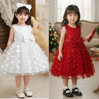   Hàng Cao Cấp  Váy Công Chúa Thiết Kế Cánh Bướm 3D - Đầm Công Chúa Bồng Bềnh Xinh Xăn Cho Bé 