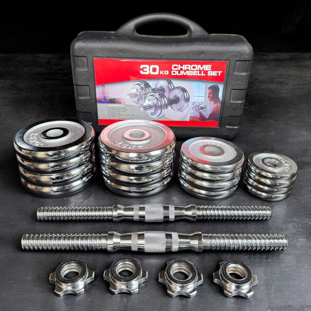 Bộ Tạ Tay FED 20-30-40kg-gang Mạ Niken Điều Chỉnh Đa Năng bền đẹp theo thời gian